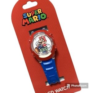 NEW Super Mario LCD Watch
